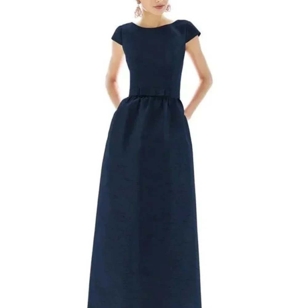 Alfred Sung Dress Champagne color_Like New - Picture 9 of 10